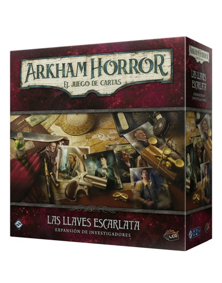 Juego de mesa arkham horror: las llaves escarlata exp investigadores pegi 14