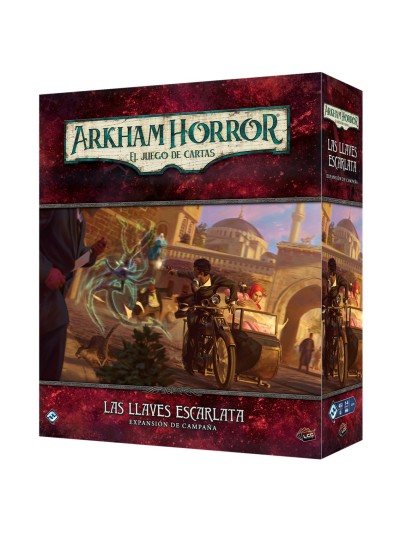 Juego de mesa arkham horror lcg las llaves escarlata expansion campaña pegi 14