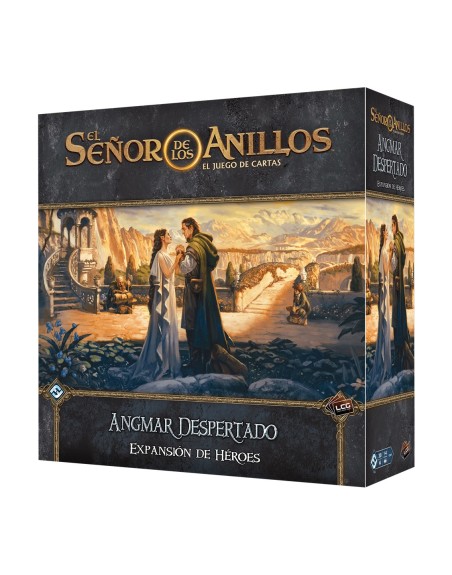Juego de mesa el señor de los anillos el juego de cartas angmar despertado expansion de heroes edad recomendada 14