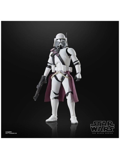 Figura hasbro star wars revenge of the sith the black series clone commander bacara
