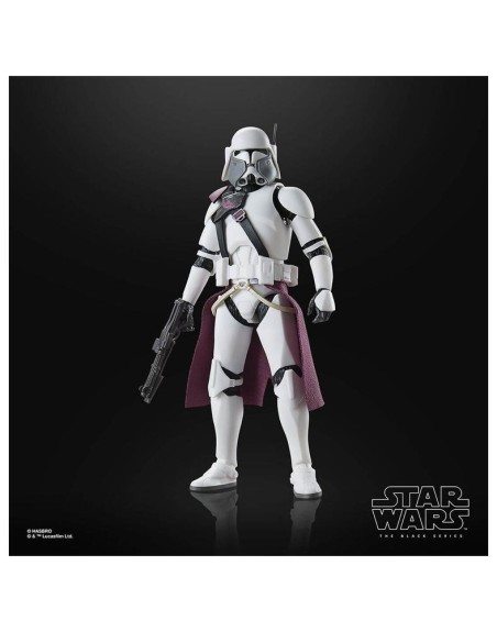 Figura hasbro star wars revenge of the sith the black series clone commander bacara
