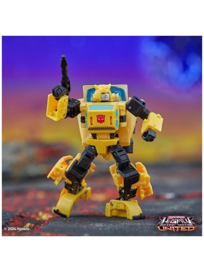 Figura hasbro transformers legacy united deluxe origin bumblebee