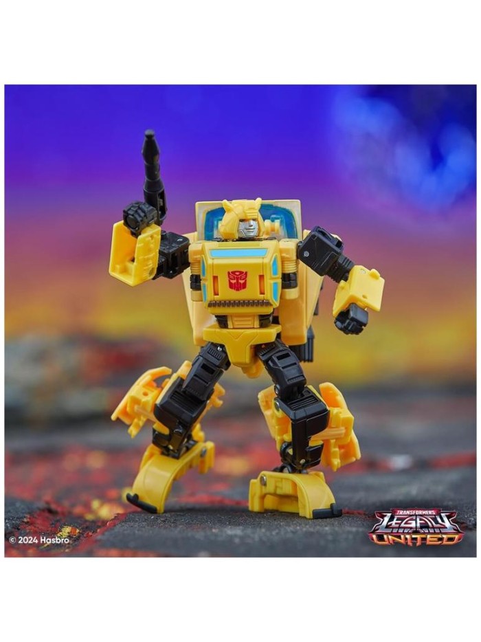 Figura hasbro transformers legacy united deluxe origin bumblebee Figura hasbro transformers legacy united deluxe origin bumblebee