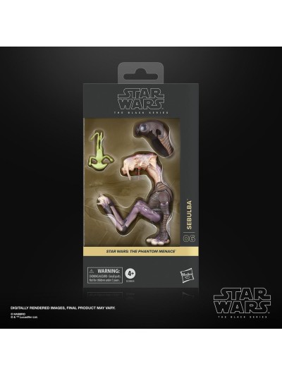 Figura hasbro star wars the black series the phantom menace sebulba