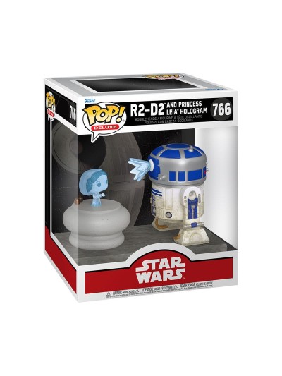 Funko pop deluxe star wars rd - d2 w - princess leia