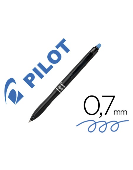 Boligrafo pilot frixion ball plus borrable 0,7 mm punta media azul