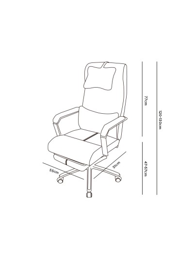 Silla q-connect direccion ravenna simil piel base metalica alt max 1300 anc 670 prof 730 mm ruedas premium