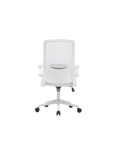 Silla q-connect oficina alba malla base metalica alt max 1110 anc 610 prof 580 ruedas premium color blanco