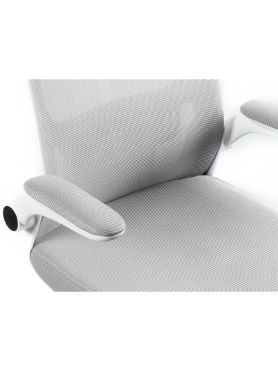 Silla q-connect oficina alba malla base metalica alt max 1110 anc 610 prof 580 ruedas premium color gris