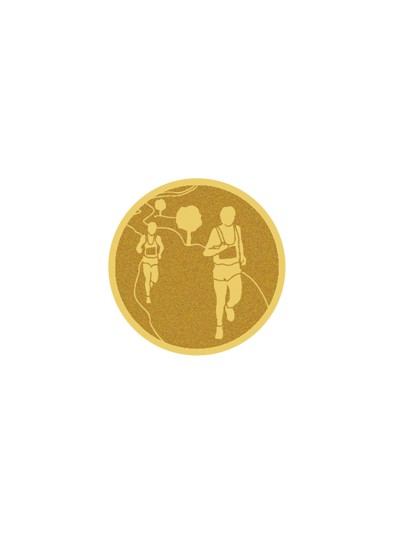 25/26 DISCO DORADO AUTOADHESIVA CARRERA Ø 2,5 CM