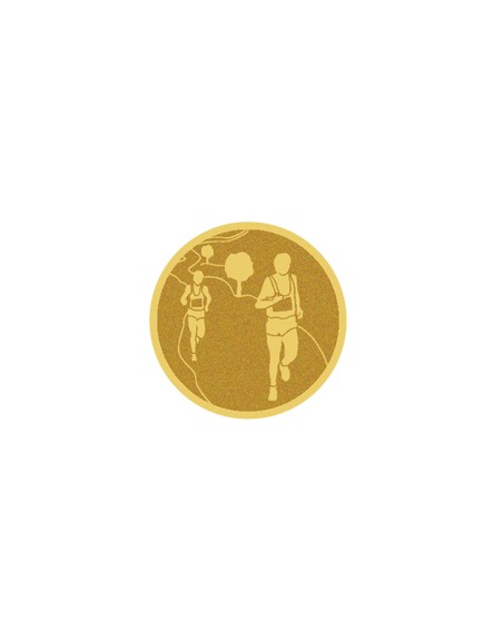 25/26 DISCO DORADO AUTOADHESIVA CARRERA Ø 2,5 CM