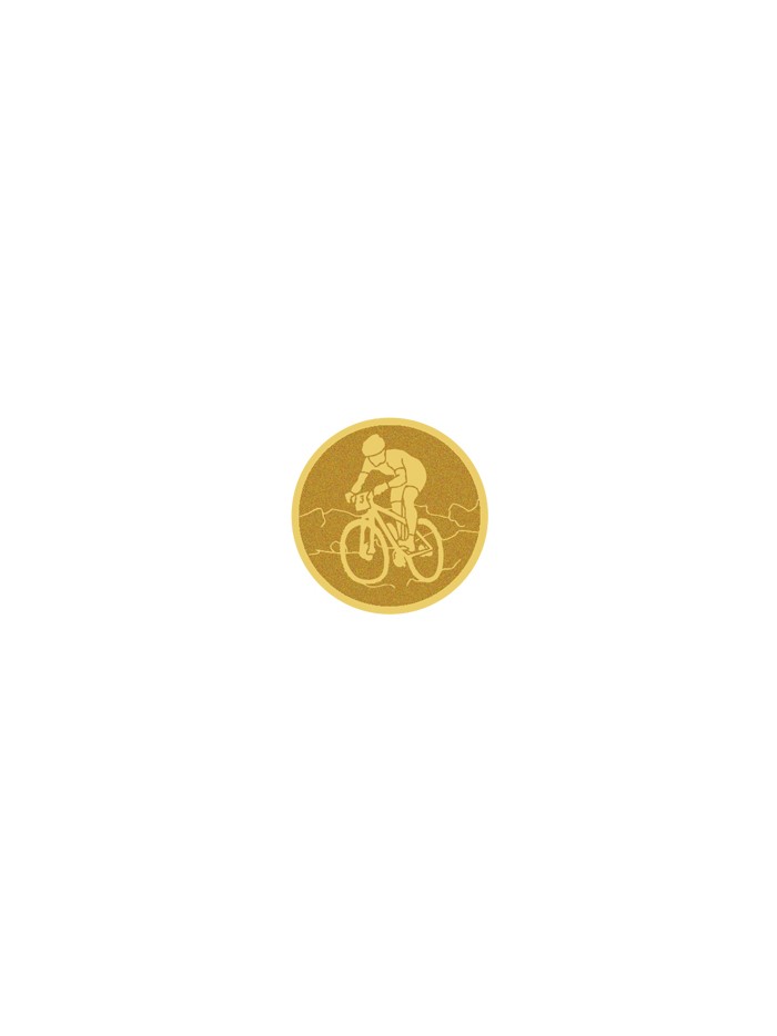 25/26 DISCO DORADO AUTOADHESIVA CICLISMO Ø 2,5 CM