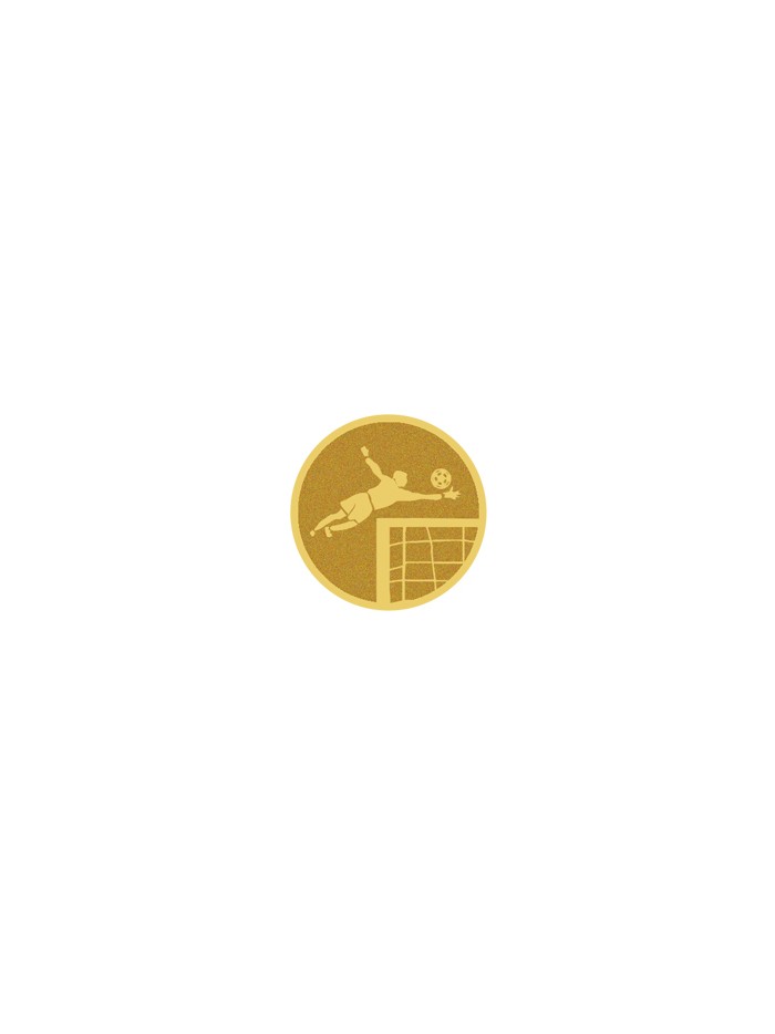 25/26 DISCO DORADO AUTOADHESIVA PORTERIA Ø 2,5 CM