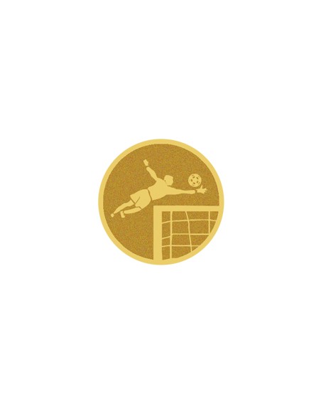 25/26 DISCO DORADO AUTOADHESIVA PORTERIA Ø 2,5 CM