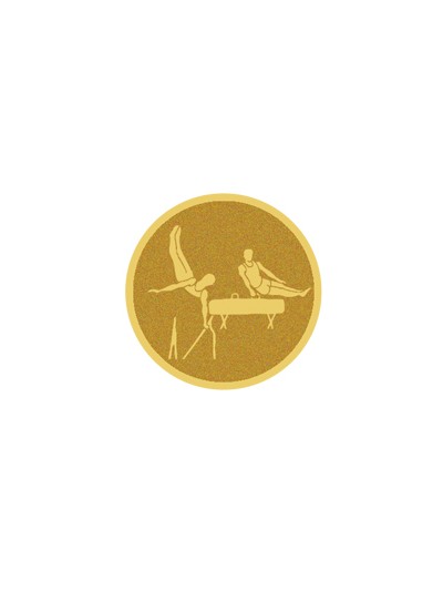 25/26 DISCO DORADO AUTOADHESIVA GIMNASIA DEPORTIVA Ø 2,5 CM