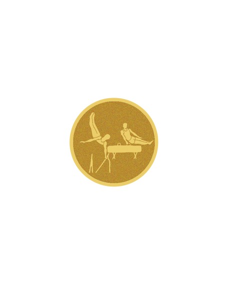 25/26 DISCO DORADO AUTOADHESIVA GIMNASIA DEPORTIVA Ø 2,5 CM