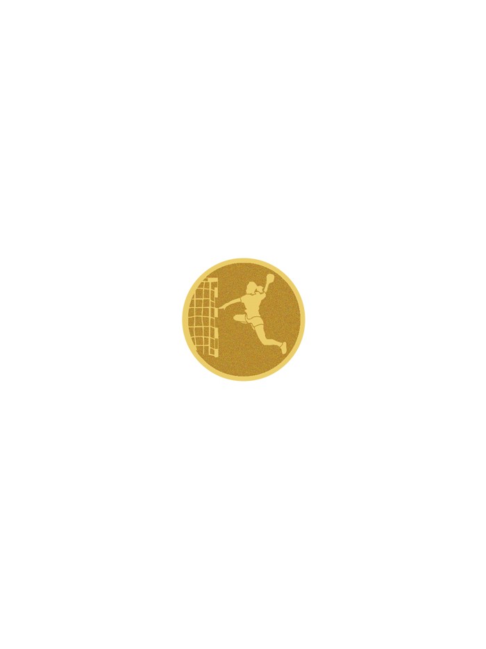 25/26 DISCO DORADO AUTOADHESIVA BALONMANO Ø 2,5 CM