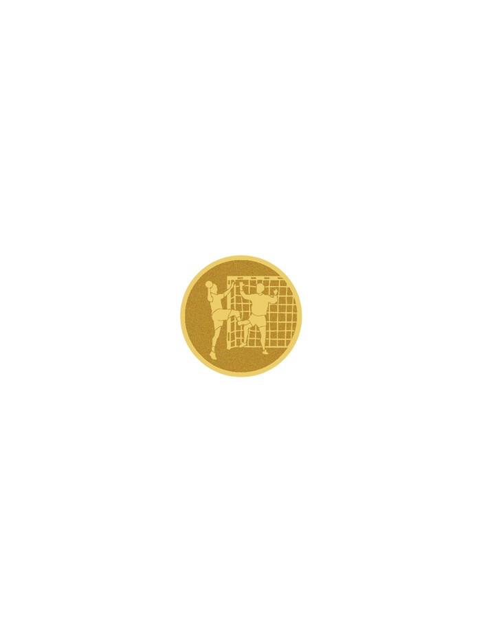 25/26 DISCO DORADO AUTOADHESIVA BALONMANO Ø 2,5 CM