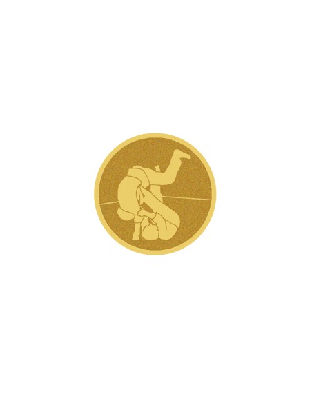 25/26 DISCO DORADO AUTOADHESIVA JUDO Ø 2,5 CM