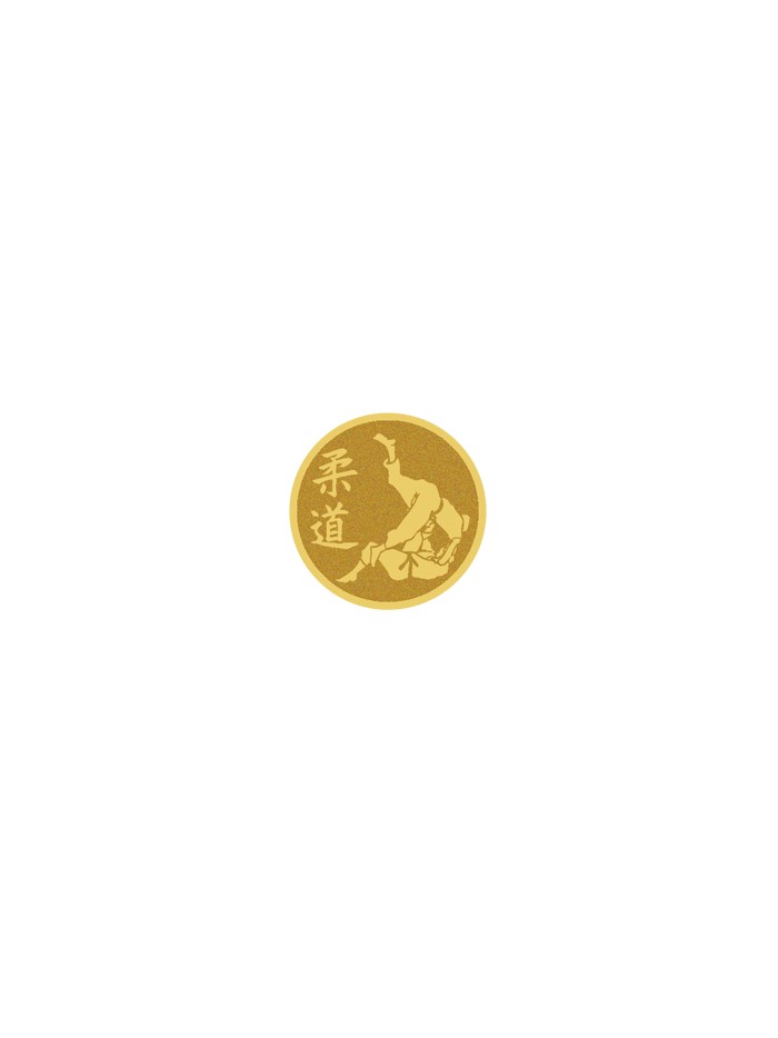 25/26 DISCO DORADO AUTOADHESIVA JUDO Ø 2,5 CM