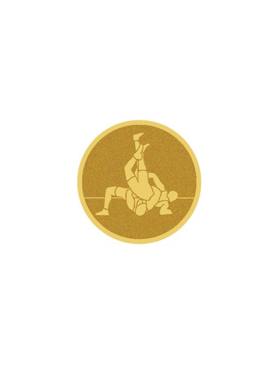 25/26 DISCO DORADO AUTOADHESIVA LUCHA Ø 2,5 CM