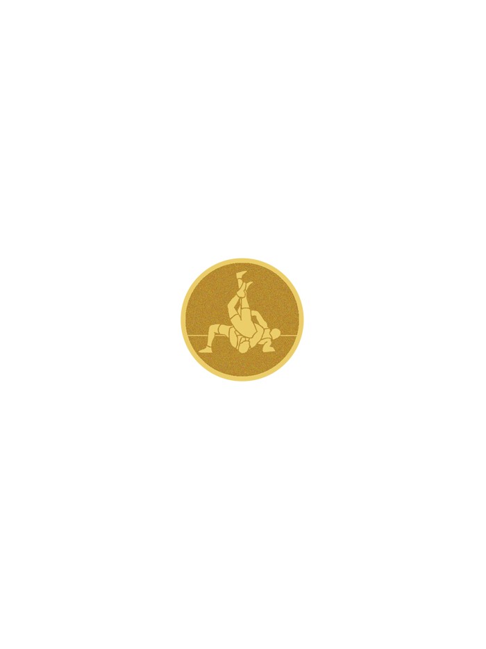 25/26 DISCO DORADO AUTOADHESIVA LUCHA Ø 2,5 CM