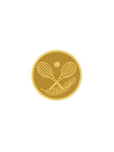 25/26 DISCO DORADO AUTOADHESIVA TENIS Ø 2,5 CM
