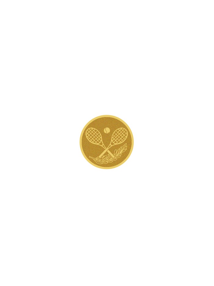 25/26 DISCO DORADO AUTOADHESIVA TENIS Ø 2,5 CM