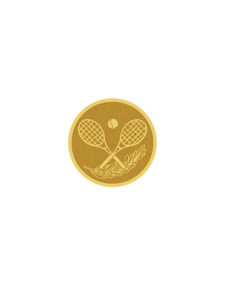 25/26 DISCO DORADO AUTOADHESIVA TENIS Ø 2,5 CM