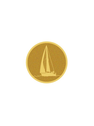 25/26 DISCO DORADO AUTOADHESIVA VELA Ø 2,5 CM
