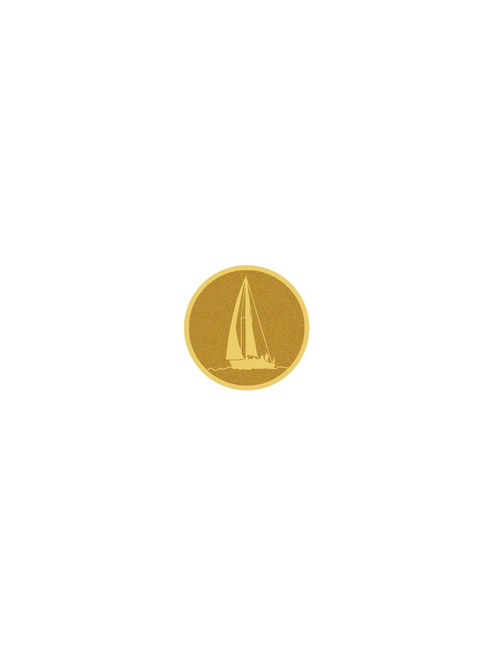 25/26 DISCO DORADO AUTOADHESIVA VELA Ø 2,5 CM