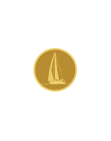 25/26 DISCO DORADO AUTOADHESIVA VELA Ø 2,5 CM