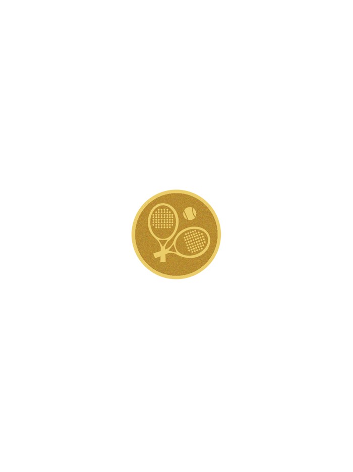 25/26 DISCO DORADO AUTOADHESIVA PADEL Ø 2,5 CM