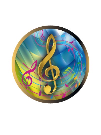 25/26 DISCO EPOXY NOTA MUSICAL Ø 2,5 CM