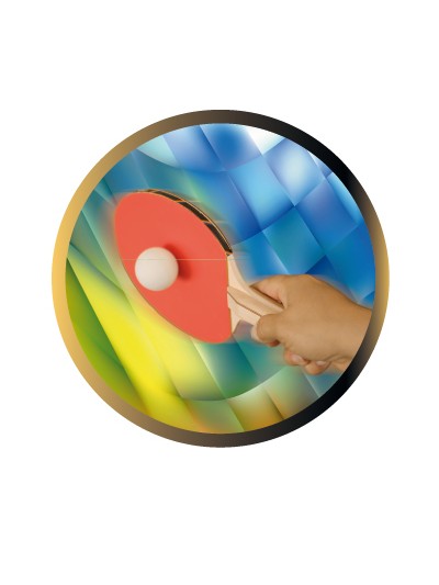 25/26 DISCO EPOXY PIN PON Ø 2,5 CM
