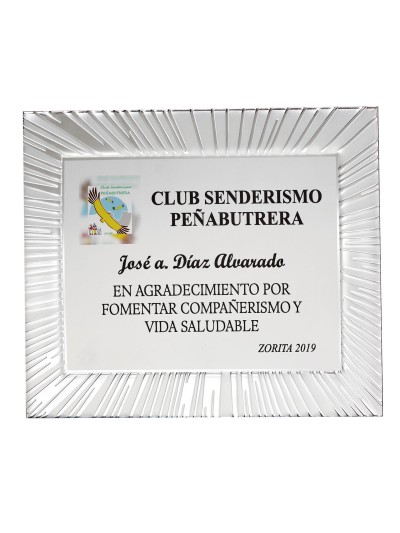 25/26 SOLO PLACA. 18 x 13 CM