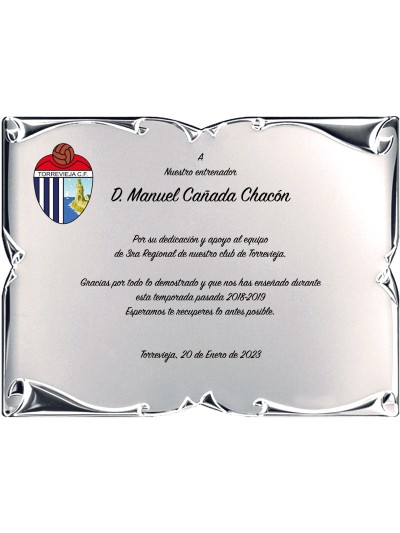 25/26 SOLO PLACA. 18 x 13 CM (E46)(MAD61, MAD12,MAD141,MAD82,MAD51)