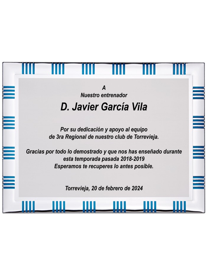 25/26 SOLO PLACA. 18 x 13 CM (E46)(MAD61, MAD12,MAD141,MAD82,MAD51)