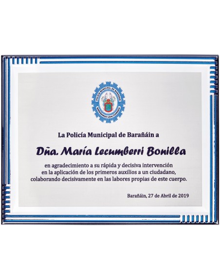 25/26 SOLO PLACA. 18 x 13 CM (E46)(MAD61, MAD12,MAD141,MAD82,MAD51)