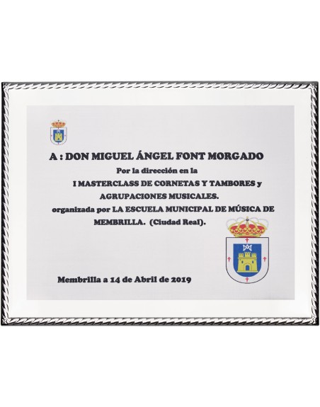 25/26 SOLO PLACA. 18 x 13 CM (E46)(MAD61, MAD12,MAD141,MAD82,MAD51)