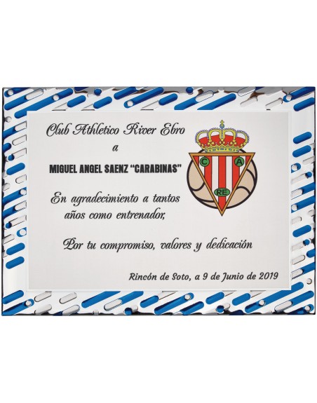 25/26 SOLO PLACA. 18 x 13 CM (E46)(MAD61, MAD12,MAD141,MAD82,MAD51)