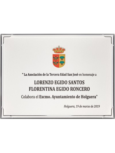 25/26 SOLO PLACA. 18 x 13 CM (E46)(MAD61, MAD12,MAD141,MAD82,MAD51)