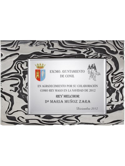 25/26 PLACA + SOPORTE RESINA 12 x 9 CM (E48)(MAD62, MAD13,MAD142,MAD83,MAD52, MAD93)