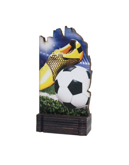 25/26 TROFEO MADERA FUTBOL . 13 CM