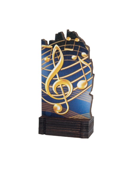 25/26 TROFEO MADERA MUSICA . 13 CM