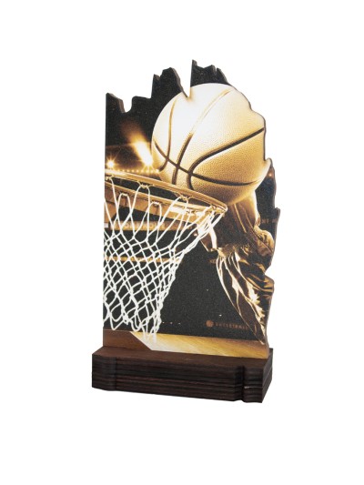 25/26 TROFEO MADERA BALONCESTO . 19 CM