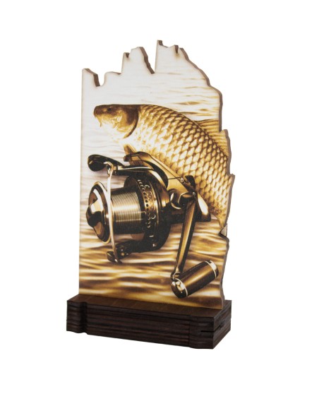 25/26 TROFEO MADERA PESCA . 19 CM