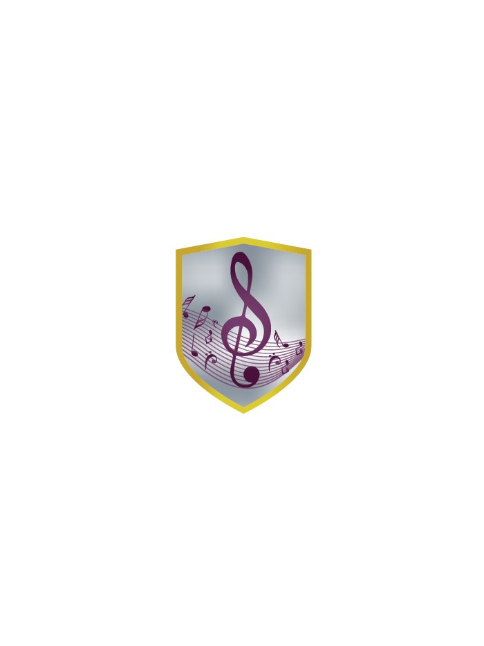 25/26 APLIQUE ALUMINIO MUSICA