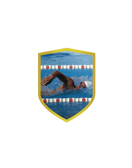 25/26 APLIQUE ALUMINIO NATACION