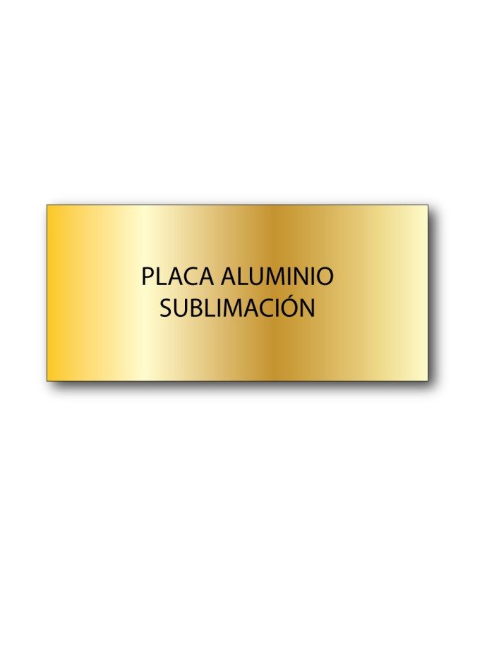 25/26 PLACA SUBLI MEDIDA 50 x 25 mm